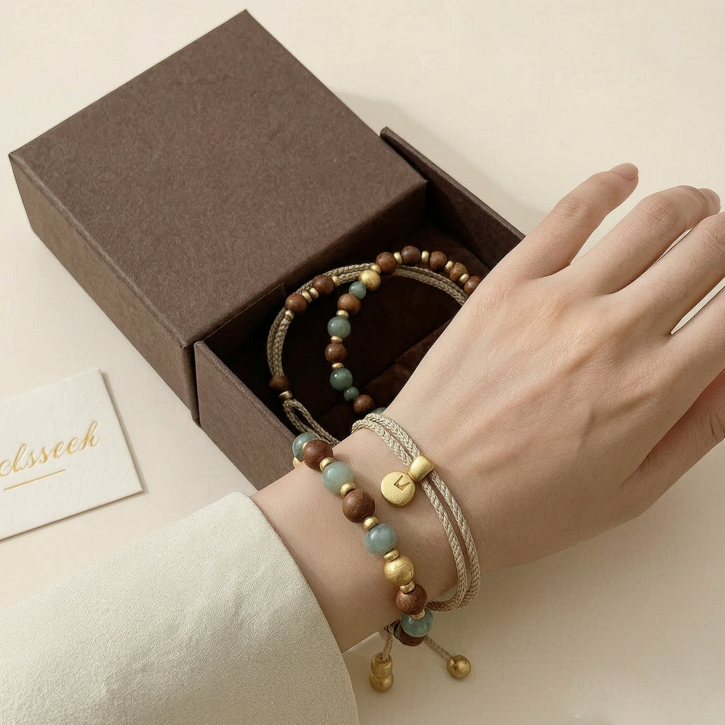 Boho Layered Beaded Bracelet