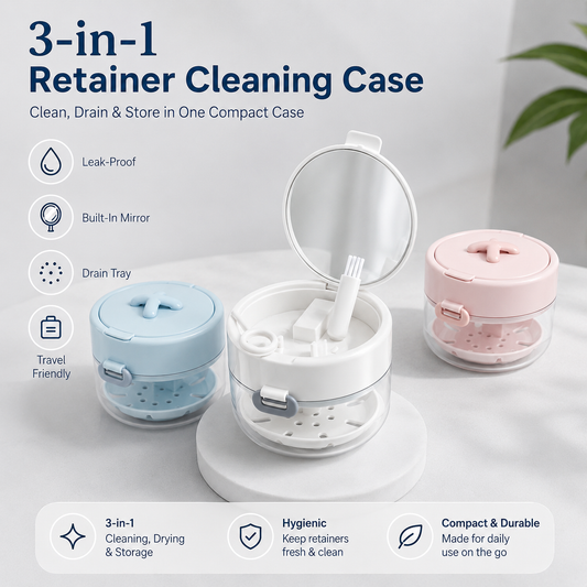 ☀️ Summer Sale: 50% OFF 🦷 HEATWOLF® 3-in-1 Leak-Proof Retainer Cleaning Case – Mirror, Drain Tray & Travel Storage in One